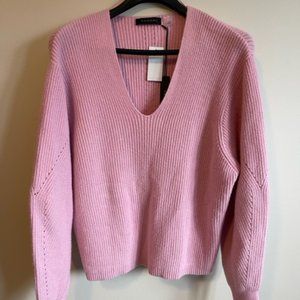 Tahari Pink Sweater Size L